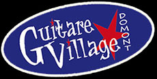 logo guitare village