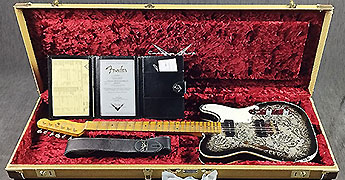 Fender Custom Shop Ltd Dual Telecaster P90 Black Paisley