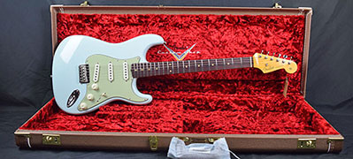 Fender Custom Shop Vintage Custom 59 Hardtail Strat Time Capsule Package Faded Aged Sonic Blue