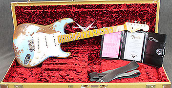 Fender Custom Shop Ltd Red Hot Stratocaster Super Heavy Relic Lake Placid Blue