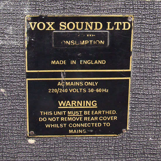 Vox AC30 de 1978