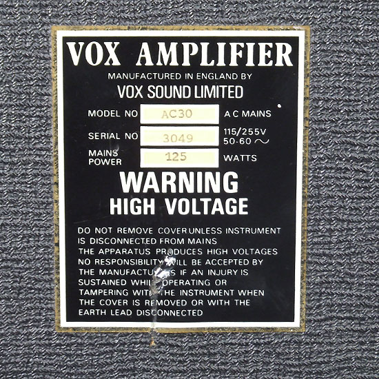 Vox AC30 Top Boost