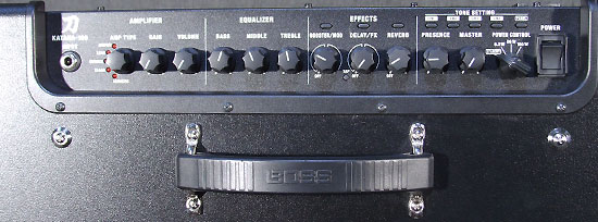 Boss Katana-100 + Boss FV-500 + Roland GA-FC Foot Controller