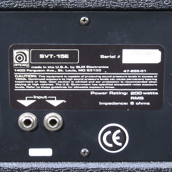 Ampeg SVT 15E