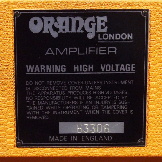 Orange Overdrive de 1976 avec Flightcase