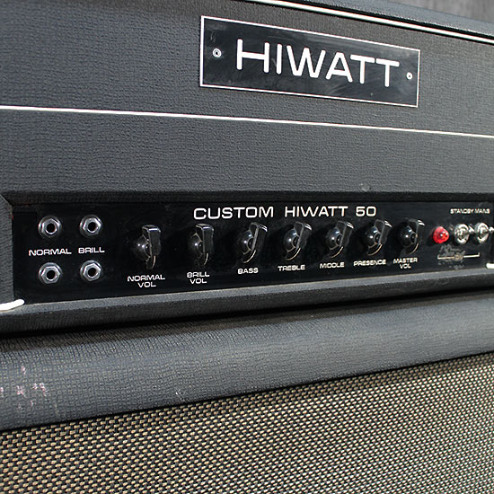Hiwatt Custom 50 de 1972 Head DR504 Cabinet SE4122