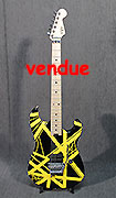 EVH Striped Yellow