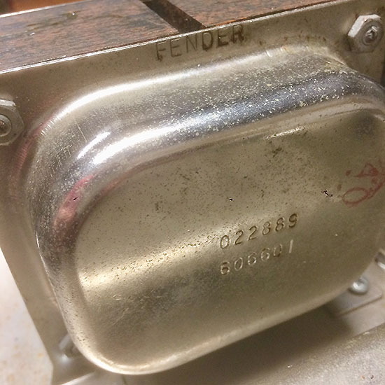 Fender Twin Reverb Amp de 1966