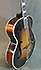 Epiphone Broadway de 1936 Masterbuilt Assymetric Head, mecaniques Waverly neuves, refrettee equipe piezzo K K Pure Mini