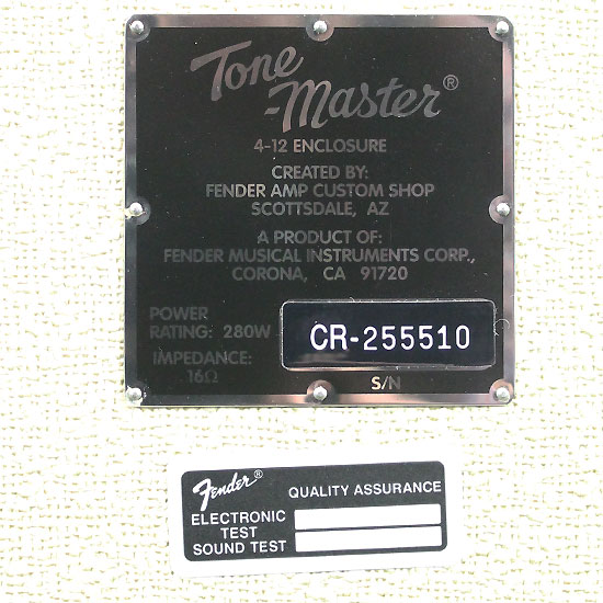 Fender Tone Master 4-12 avec housse