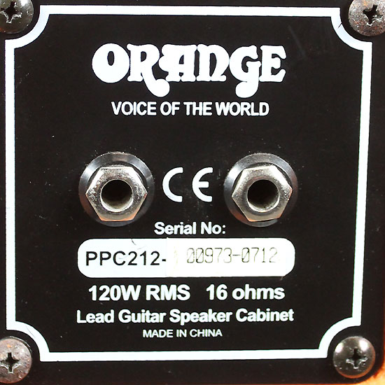 Orange TH30 Baffle PPC212