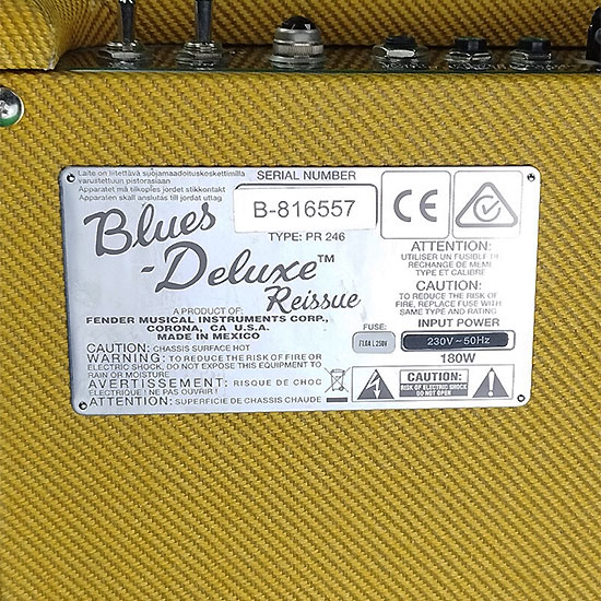 Fender Blues Deluxe avec housse