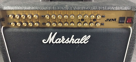 Marshall JVM 410C  avec housse et footswitch